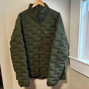 Mountain Hardwear Goose Down Stretchdown Jacket MEN'S XXL Green